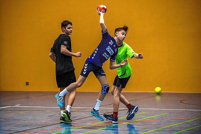 Bild 1: Handball-Nachwuchstraining der DJK Bad Säckingen und des HC Lauchringen &ndash; wir haben Bilder!