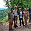 Wilderich Graf von und zu Bodman (v.l.), Johannes Freiherr von Bodman, Regierungspräsidentin Bärbel Schäfer, Dorothea Wehinger MdL und ...
