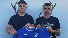 Neu beim FC Erzingen: Luca Rosa (links) und Kamil Bednarek spielen in der kommenden Saison im Klettgau.