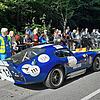 Ach Du schöne Autoherrlichkeit: Ein amerikanischer Daytona vor dem Start auf den Eggberg hinauf.