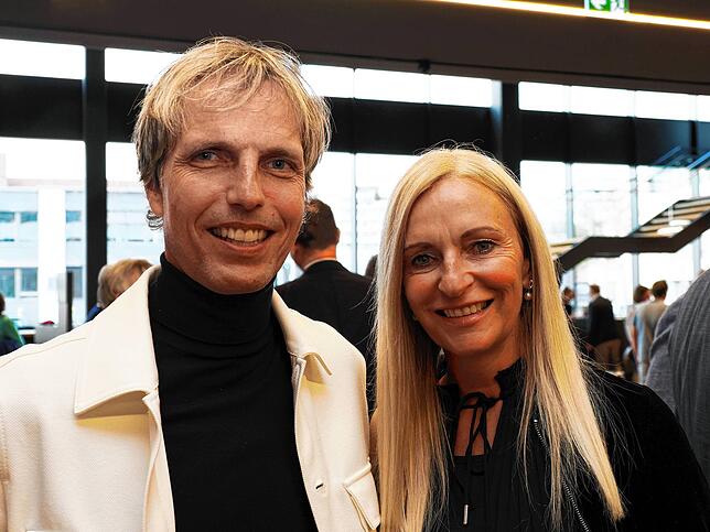 Der Immobilienunternehmer Kornelius Laukhuf und Sabine Laukhuf.