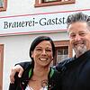 Sie arbeiten an ihrem zweiten Engagement im „Löwen“: die neuen wie alten Pächter Sabine und Ulf Gerspacher.