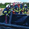 Drei Feuerwehren, aus Tennenbronn, Schramberg und Lauterbach, proben auf dem Metalackergelände den Ernstfall. Ganz wichtig ist die ...
