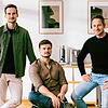 Sie sind die drei Geschäftsführer von Next Level Coffee (von links): Markus Unger, Marius Kütemeyer und Dominik Maier.
