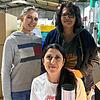 Natalija Balynets (links), Karine Bayanduryan (vorne) und ihre Chefin Petra Kuchelmeister-Heinzmann. Die beiden Frauen aus der Ukraine ...
