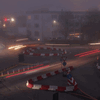 Ein kritischer Zeitpunkt am neuen Abig-Kreisel: In der Dämmerung werden aus Sicht der Autofahrer die schwächeren Verkehrsteilnehmer, ...
