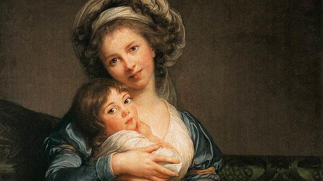 Das Selbstporträt zeigt Élisabeth-Louise Vigée Le Brun mit ihrer Tochter Julie (1786). Das Gemälde hängt im Pariser Louvre.