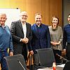Willi Schirrmeister (links) arbeitet künftig nicht mehr mit Rainer Stolz als Vorsitzenden des Abwasserzweckverbands und Matthias ...