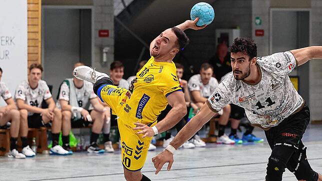 Der Konstanzer Christos Erifopoulos (links, hier im Spiel gegen den HC Elbflorenz) stand bereits in Jugendzeiten für den TV ...