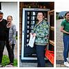 Urlaub auf dem Bauernhof. Ausblicke und Erfahrungen von (von links) Martin und Vanessa Ketterer mit Sohn Jaron in Unterbränd, Barbara ...