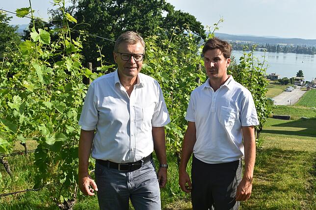 Die Experten: Bernhard Müller (links) und Peter Mössner vom Thurgauer Berufsbildungszentrum Arenenberg machen die ...