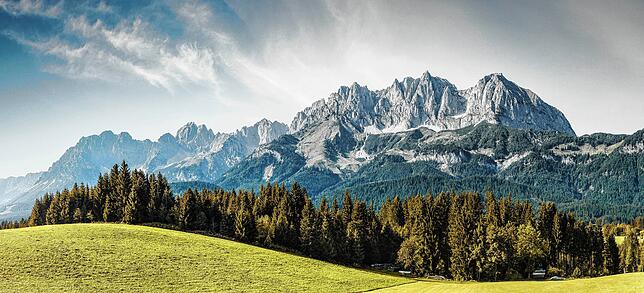 Der Wilde Kaiser ist die Kulisse der Serie &bdquo;Der Bergdoktor&ldquo;.