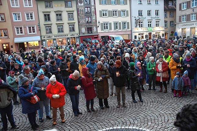 Bild 2: Demo für Demokratie auf dem Münsterplatz - Bilder