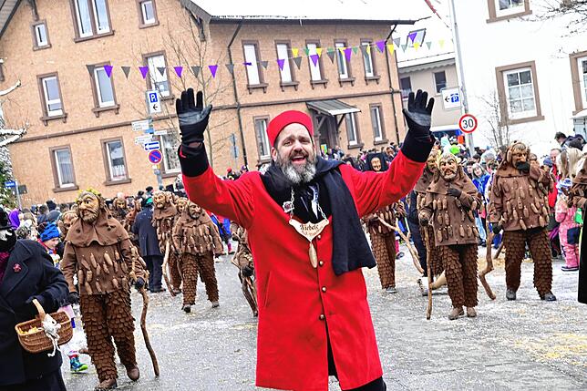 Bild 32: 75 Gruppen beim Fasnachtsumzug in St. Georgen: Wir haben die Bilder
