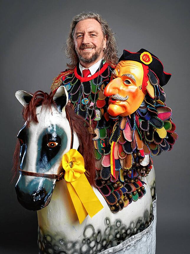 Bild 17: Wer verbirgt sich hinter der Larve? Zweiter Teil des Foto-Projekts über die Gesichter der Fasnacht