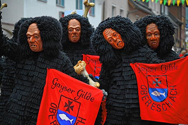 Die Gayser-Gilde Obereschach ist Gastgeber beim Rum und Num Umzug.
