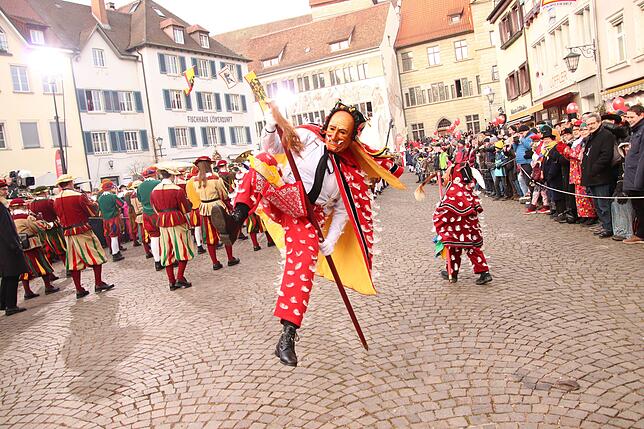 Bild 17: Der Sonntagsumzug des 20. Narrentags in Überlingen: Eindrücke in Bildern