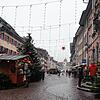 Blick in die Waldshuter Kaiserstraße am frühen Samstag-Nachmittag. Auch am Dienstag blieb der große Ansturm aus.