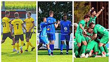 Wer darf am Ende über die Meisterschaft jubeln? Der SV Denkingen (von links), der SC Markdorf und der TSV Aach-Linz duellieren sich um ...