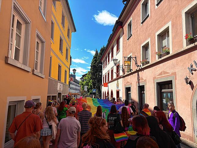 Bild 5: So bunt war der 3. Überlinger CSD