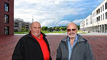Fritz Baur (links) und Arnim Eglauer bilden die SPD-Gruppe im Salemer Gemeinderat. Sie sind froh, den Strukturwandel in Salem begleiten ...