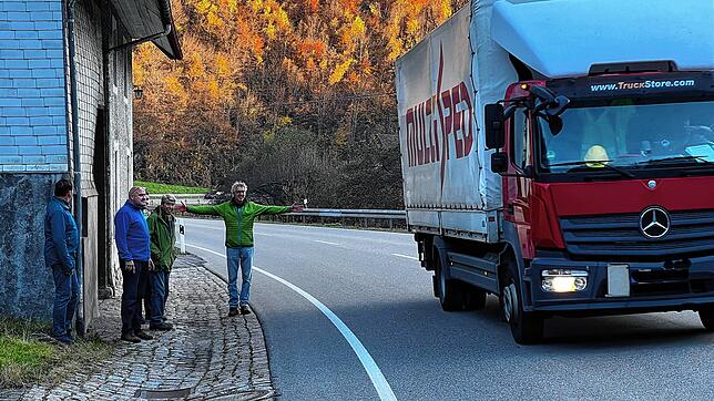 Zunehmender Lastwagenverkehr ist eines der Probleme für die Anwohner.