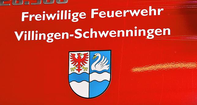 Das Stadtwappen ziert die VS-Feuerwehr-Fahrzeuge.