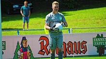 Robin Karcher steht bei der DJK Donaueschingen in Neustadt zwischen den Pfosten.