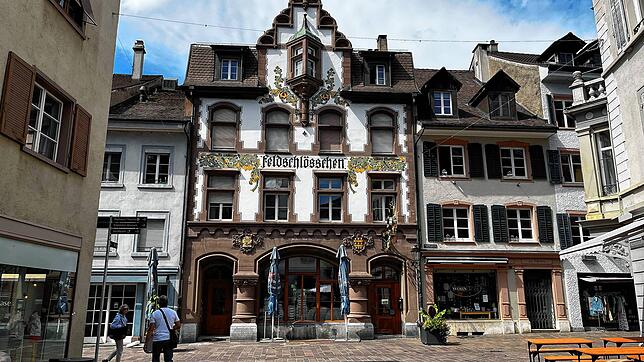 Das Lokal „Feldschlösschen am Rhein“ ist geschlossen. Foto: Valentin Zumsteg