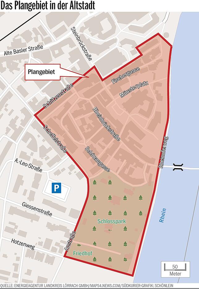 Bild 1: Klimaschutz trifft auf Denkmalschutz: Wie die Bad Säckinger Altstadt saniert werden soll und welche Probleme das mit sich bringt