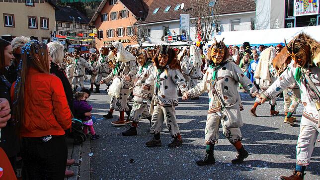 Die Geissenzunft Weizen ist 2025 Ausrichter des Kleggau-Narrentreffens. (Archivbild)