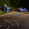 Der Zustand der beiden Fahrzeuge zeugt von der Wucht des Zusammenpralls. Bei diesem Unfall gegen 23 Uhr am Samstagabend sind auf der ...