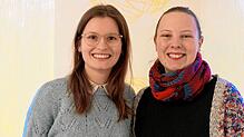 Larissa Krumbacher aus Villingen (links) und Elisabeth Klingner aus Königsfeld ergänzen seit dem Herbst das Team des Hebammenhauses.