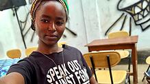 Diaka Salena Koroma mit 27 Jahren. Sie engagiert sich gegen die Verstümmelung weiblicher Geschlechtsteile und will Präsidentin ihres ...
