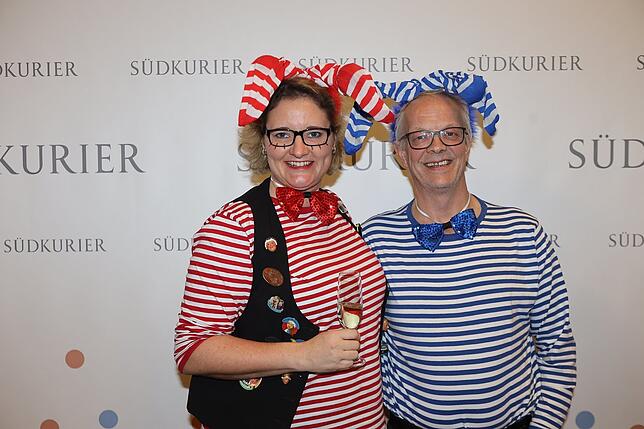 Bild 2: An der SÜDKURIER-Fotowand: Das sind die Gäste der Fernsehfasnacht (Teil 2)
