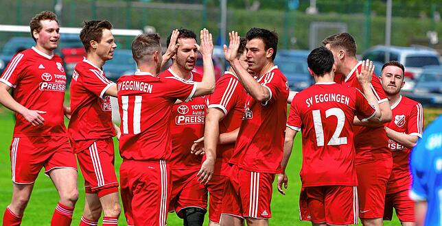 Bild 1: SV Eggingen gewinnt das Spitzenspiel gegen Verfolger SV Berau mit 4:1 &ndash; und wir haben Bilder!
