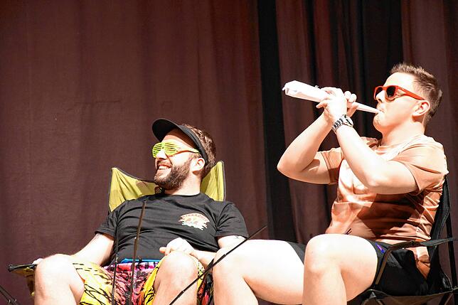 Bild 22: Die schönsten Bilder vom Bühnenprogramm des Zunftballs der Frickinger Dreckspringer