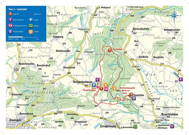 Wandertouren in der Region - Tour 2: Aachtobel Wandertouren in der Region - Tour 2: Aachtobel