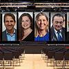 Sie sitzen am Donnerstag, 23. Januar, auf dem Podium des SÜDKURIER im Milchwerk in Radolfzell (von links): Lina Seitzl (SPD), Andreas ...