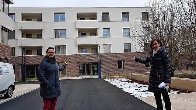 Winter 2021: Die damalige Curare-Geschäftsführerin Pia Späth (rechts) und Koordinatorin Claudia Rümmele freuten sich auf den Start der ...