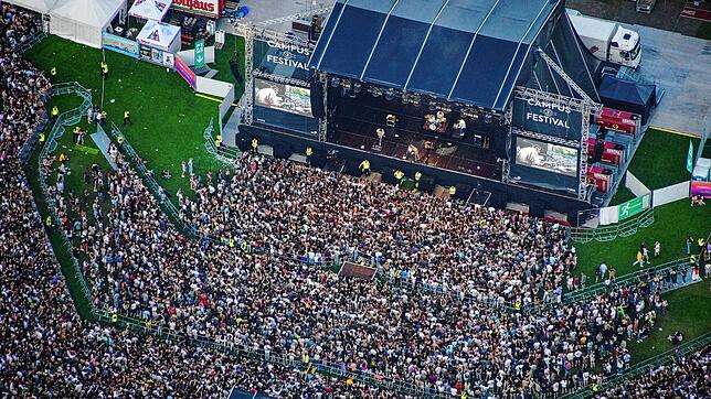 So voll war es beim Campus Festival. Vielen Besuchern war in verschiedenen Situationen nicht wohl dabei, zum Beispiel beim Einlass.