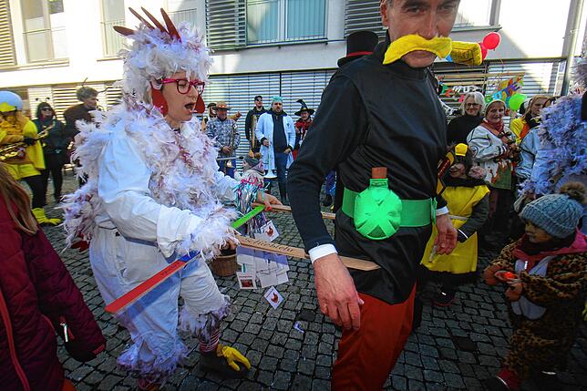 Bild 2: Bilder vom Rathaussturm in Frickingen