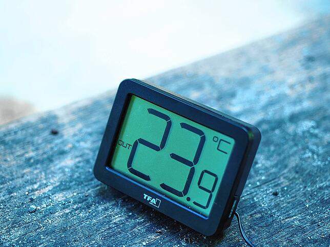 Mit 23,9 Grad Celsius war es auf dem Spielplatz am Seltenbach in Waldshut angenehm kühl.