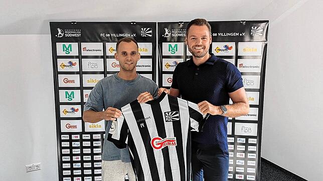 Neuzugang Christian Derflinger (links) mit Trainer Mario Klotz.