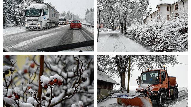 Winterliche Verhältnisse am Donnerstag &ndash; und das in der gesamten Region.