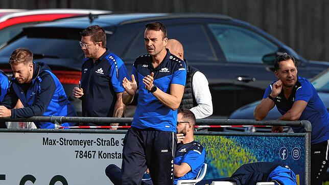 Trainer David D&lsquo;Incau und die SG Dettingen-Dingelsdorf setzten sich gegen neun Öhningen-Gaienhofer mit 3:1 durch.