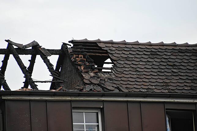 Bild 34: Stockach: Brand in Mehrfamilienhaus in der Radolfzeller Straße - Bilder!