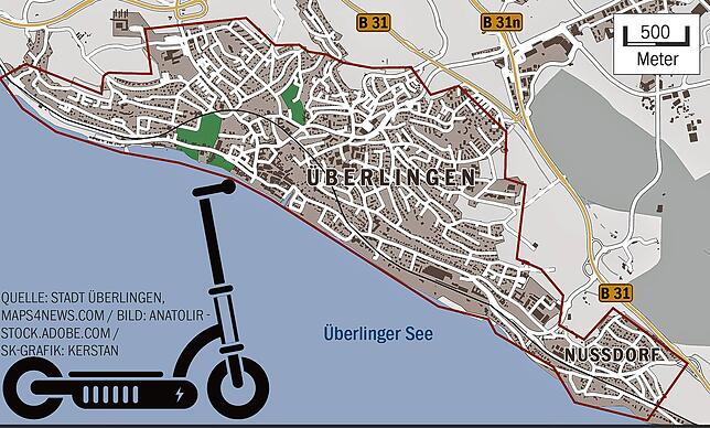 Bild 2: 250 E-Scooter stehen zum Ausleihen bereit