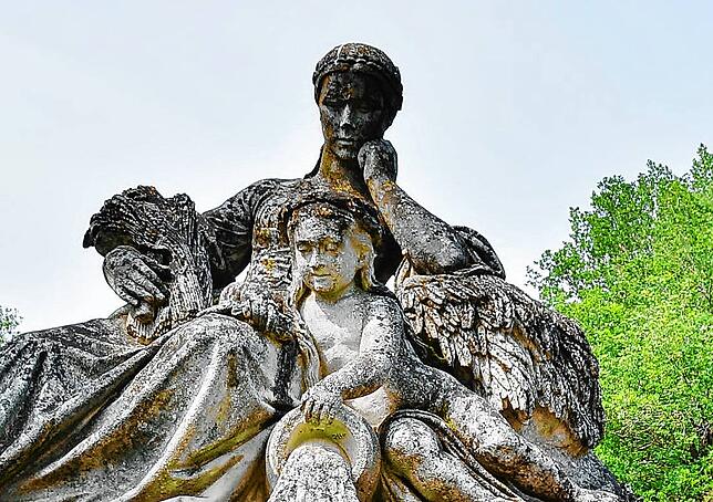 Das Denkmal Mutter Baar erinnert an die goldene Hochzeit von Fürstin Irma und Fürst Max Egon zu Fürstenberg. Es ist aktuell abgebaut und ...