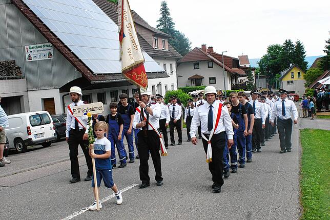 Bild 36: Bilder vom Bezirksmusikfest mit Umzug in Lausheim